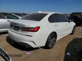 2020 BMW 3 Series 330i xDrive with VIN 3MW5R7J04L8B15615, listed as a Copart auction lot 48516465 with 63,984 mi miles and Salvage Title. Bid and sale history available at DreamBid. Image 3.
