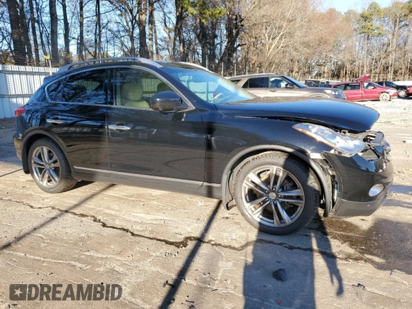 2012 Infiniti EX Journey z VIN JN1AJ0HRXCM450856, wystawiony jako Copart lot #45136885 z przebiegiem 145 894 mil mil oraz Szkoda całkowita • Salvage title. Historia ofert i sprzedaży dostępna na DreamBid. Obrazek 4.