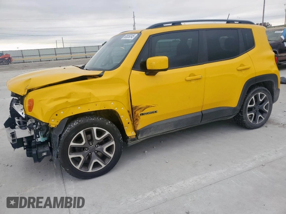 2018 Jeep Renegade Altitude with VIN ZACCJABB1JPH12561, listed as a Copart auction lot 60659245 with 39,562 mi miles and Salvage title. Bid and sale history available at DreamBid. Image 1.