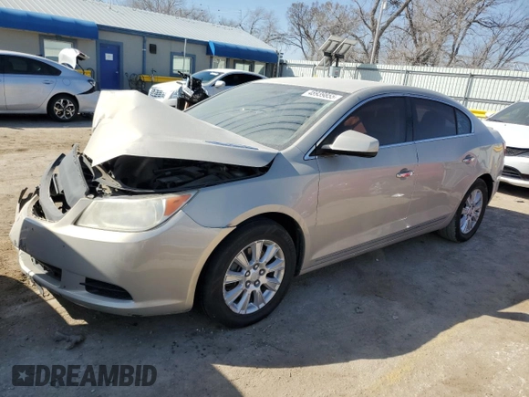 2011 Buick LaCrosse CX with VIN 1G4GA5EC6BF274231, listed as a Copart auction lot 48939855 with 158,604 mi miles and Salvage title. Bid and sale history available at DreamBid. Image 1.