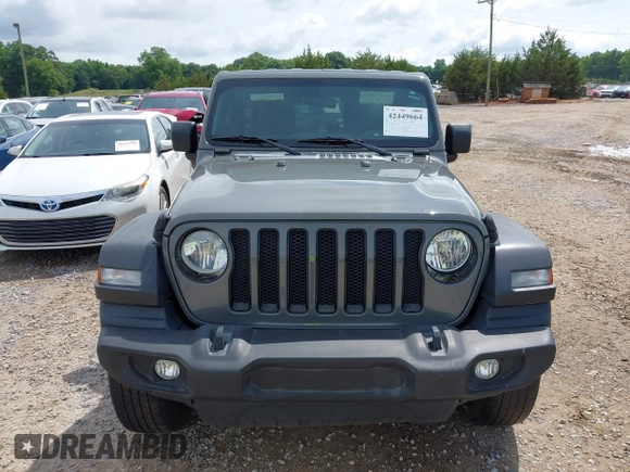 2020 Jeep Wrangler Unlimited Freedom with VIN 1C4HJXDG2LW186027, listed as a IAAI auction lot 42449664 with 87,869 mi miles and . Bid and sale history available at DreamBid. Image 12.
