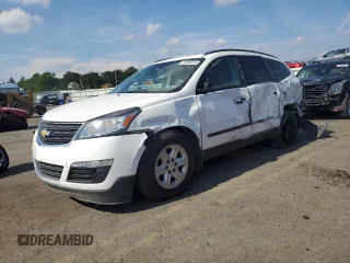2017 Chevrolet Traverse LS with VIN 1GNKVFKD4HJ349379, listed as a Copart auction lot 64386315 with 383,272 mi miles and Salvage title. Bid and sale history available at DreamBid. Image 1.