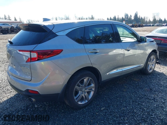2020 Acura RDX Advance with VIN 5J8TC2H74LL041625, listed as a IAAI auction lot 41873138 with 50,756 mi miles and . Bid and sale history available at DreamBid. Image 4.