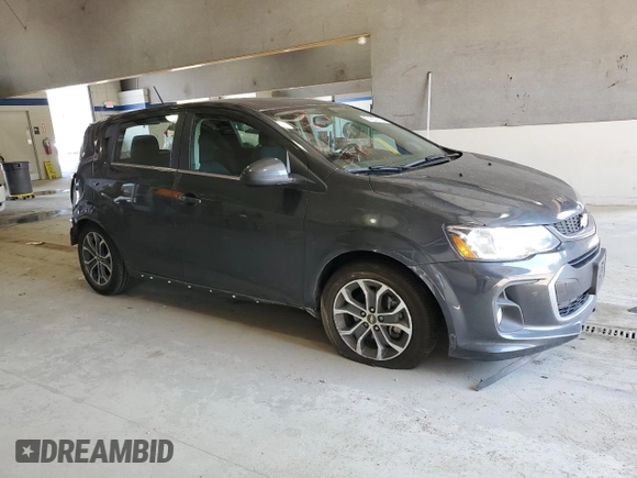 2017 Chevrolet Sonic LT with VIN 1G1JD6SH8H4105879, listed as a Copart auction lot 51037195 with 56,893 mi miles and Salvage Title. Bid and sale history available at carsss.com. Image 4.