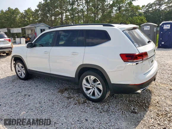 2021 Volkswagen Atlas SE z VIN 1V2JP2CA9MC545925, wystawiony jako Copart lot #57132215 z przebiegiem 108 288 mil mil oraz Czysty tytuł • Clean title. Historia ofert i sprzedaży dostępna na DreamBid. Obrazek 2.