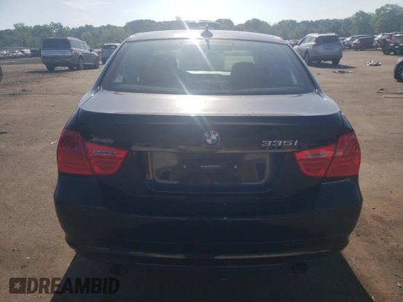 2011 BMW 3 Series 335i xDrive with VIN WBAPL5C53BA742753, listed as a Copart auction lot 61596655 with Not provided miles and Salvage title. Bid and sale history available at DreamBid. Image 6.