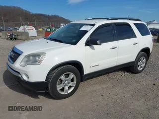 2008 GMC Acadia SLE1 with VIN 1GKEV13788J294604, listed as a IAAI auction lot 41818969 with 173,252 mi miles. Bid and sale history available at carsss.com. Image 2.