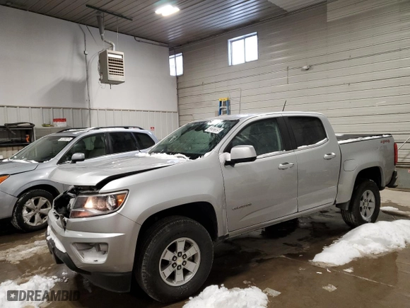 2020 Chevrolet Colorado 4WD Work Truck with VIN 1GCGTBEN4L1203283, listed as a Copart auction lot 43202305 with 94,552 mi miles and Clean Title. Bid and sale history available at carsss.com. Image 1.