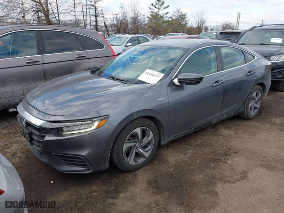 2019 Honda Insight EX with VIN 19XZE4F54KE023052, listed as a IAAI auction lot 41441617 with 124,850 mi miles. Bid and sale history available at carsss.com. Image 2.