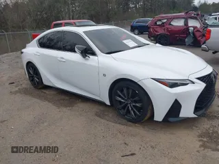 2022 Lexus IS 350 F Sport z VIN JTHGZ1B21N5050374, wystawiony jako IAAI lot #41241870 z przebiegiem 25 122 mil mil oraz . Historia ofert i sprzedaży dostępna na DreamBid. Obrazek 1.