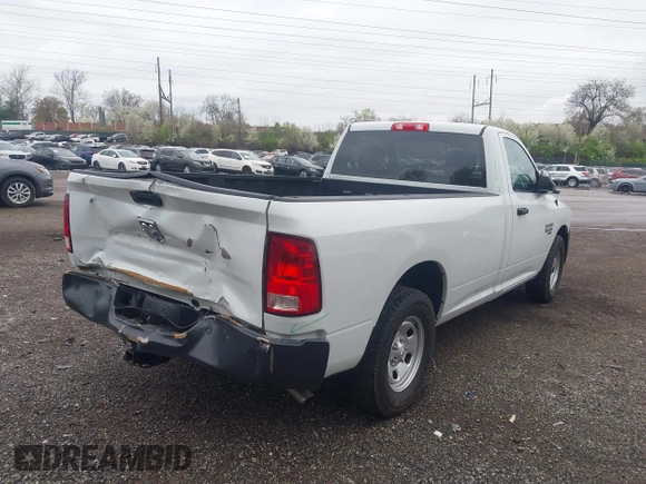 2022 Ram 1500 Tradesman z VIN 3C6JR6DG4NG330058, wystawiony jako IAAI lot #41903518 z przebiegiem 41 210 mil mil oraz . Historia ofert i sprzedaży dostępna na DreamBid. Obrazek 6.