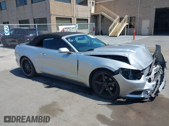 2015 Ford Mustang V6 with VIN 1FATP8EMXF5418893, listed as a IAAI auction lot 42396710 with 103,560 mi miles and . Bid and sale history available at DreamBid. Image 1.