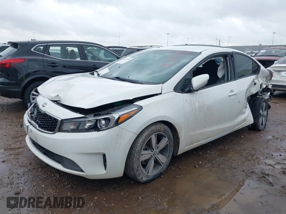 2018 Kia Forte LX with VIN 3KPFL4A72JE220107, listed as a IAAI auction lot 41541550 with 40,625 mi miles and . Bid and sale history available at DreamBid. Image 2.