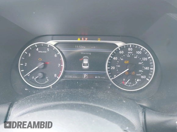 2024 Nissan Sentra SV with VIN 3N1AB8CVXRY235919, listed as a IAAI auction lot 41552994 with 31,116 mi miles and . Bid and sale history available at DreamBid. Image 7.