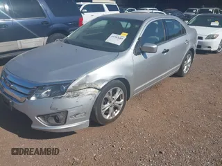 2012 Ford Fusion SE with VIN 3FAHP0HAXCR226407, listed as a IAAI auction lot 41982689 with 193,432 mi miles. Bid and sale history available at carsss.com. Image 2.