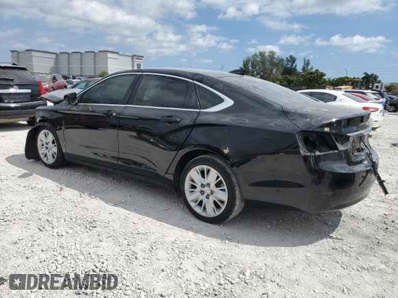 2015 Chevrolet Impala LS with VIN 2G11Z5SL8F9142604, listed as a Copart auction lot 48632145 with 125,833 mi miles and Clean Title. Bid and sale history available at DreamBid. Image 2.