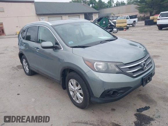 2012 Honda CR-V EX-L z VIN 2HKRM4H76CH600808, wystawiony jako IAAI lot #42528144 z przebiegiem 137 083 mil mil oraz . Historia ofert i sprzedaży dostępna na DreamBid. Obrazek 1.
