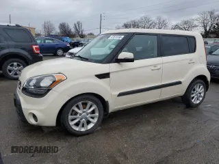 2013 Kia Soul + with VIN KNDJT2A63D7772967, listed as a Copart auction lot 47873735 with 114,996 mi miles and Salvage Title. Bid and sale history available at DreamBid. Image 1.