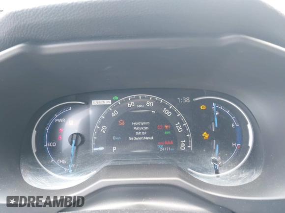 2021 Toyota RAV4 Hybrid XSE with VIN 4T3E6RFV9MU052563, listed as a IAAI auction lot 42295510 with 24,771 mi miles and . Bid and sale history available at DreamBid. Image 7.