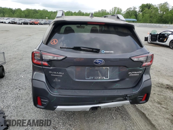 2021 Subaru Outback Touring with VIN 4S4BTAPC3M3185103, listed as a Copart auction lot 54251985 with 52,598 mi miles and Salvage title. Bid and sale history available at DreamBid. Image 6.