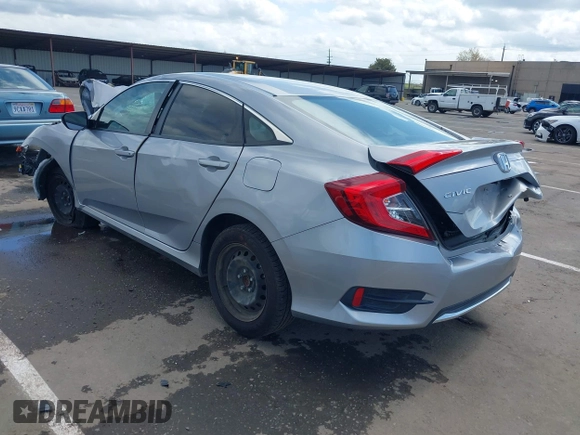 2020 Honda Civic LX with VIN 2HGFC2F63LH505525, listed as a IAAI auction lot 41920997 with Not Provided miles and . Bid and sale history available at DreamBid. Image 3.