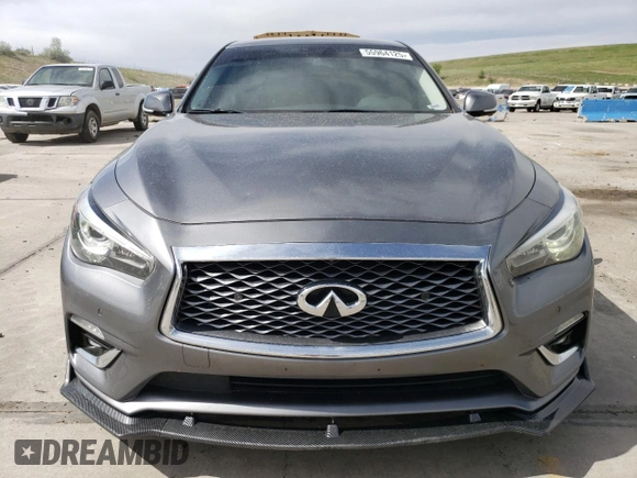 2021 Infiniti Q50 Luxe z VIN JN1EV7BR7MM752758, wystawiony jako Copart lot #55964125 z przebiegiem 86 027 mil mil oraz Szkoda całkowita • Salvage title. Historia ofert i sprzedaży dostępna na DreamBid. Obrazek 5.