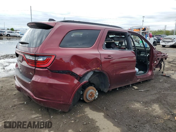 2024 Dodge Durango R/T Premium with VIN 1C4SDJCT3RC174049, listed as a Copart auction lot 56130235 with Not provided miles and Non repairable. Bid and sale history available at DreamBid. Image 3.
