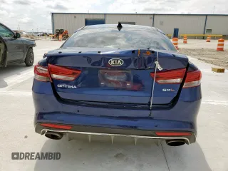 2017 Kia Optima SX Limited with VIN 5XXGV4L28HG142238, listed as a Copart auction lot 57960665 with 123,308 mi miles and Salvage title. Bid and sale history available at DreamBid. Image 6.