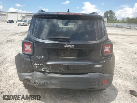 2017 Jeep Renegade Latitude with VIN ZACCJBBB5HPE42766, listed as a Copart auction lot 61397165 with 98,441 mi miles and Salvage title. Bid and sale history available at DreamBid. Image 6.