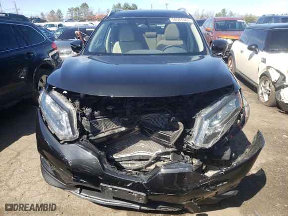 2016 Nissan Rogue SV with VIN 5N1AT2MT2GC823870, listed as a Copart auction lot 50591565 with 84,694 mi miles and Salvage Title. Bid and sale history available at carsss.com. Image 5.