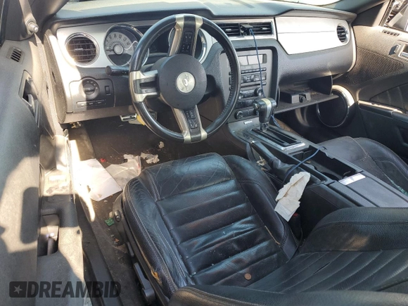 2012 Ford Mustang Premium with VIN 1ZVBP8AMXC5202904, listed as a Copart auction lot 56834625 with 164,160 mi miles and Salvage title. Bid and sale history available at DreamBid. Image 8.