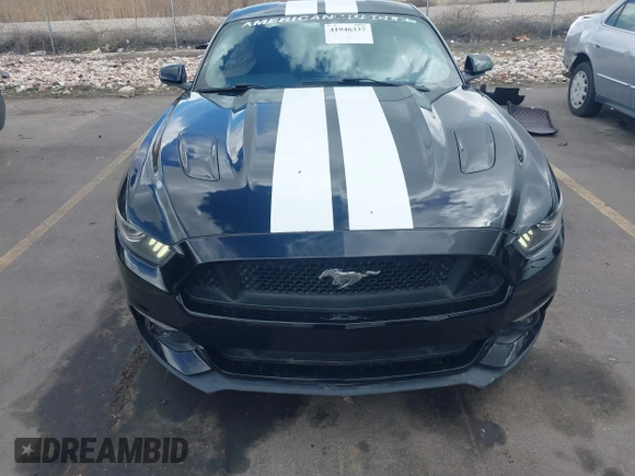 2016 Ford Mustang GT with VIN 1FA6P8CF8G5318052, listed as a IAAI auction lot 41946337 with 126,611 mi miles. Bid and sale history available at carsss.com. Image 12.