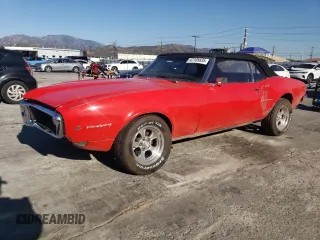 1968 Pontiac Firebird z VIN 223678U615903, wystawiony jako Copart lot #47105835 z przebiegiem 30 850 mil mil oraz Szkody całkowita. Historia ofert i sprzedaży dostępna na DreamBid. Obrazek 1.