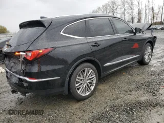 2022 Acura MDX w/Advance Package with VIN 5J8YE1H85NL044927, listed as a Copart auction lot 78668824 with 24,424 mi miles and Salvage Title. Bid and sale history available at carsss.com. Image 3.
