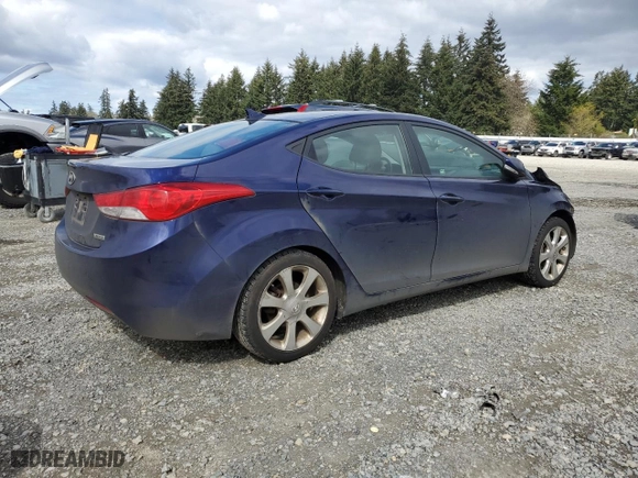 2012 Hyundai Elantra GLS PZEV with VIN 5NPDH4AE4CH087131, listed as a Copart auction lot 52668105 with 117,308 mi miles and Salvage Title. Bid and sale history available at carsss.com. Image 3.
