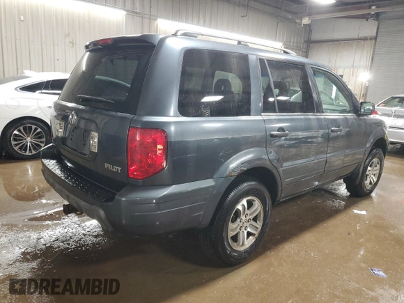 2005 Honda Pilot EX with VIN 5FNYF18445B023353, listed as a Copart auction lot 52409725 with 151,078 mi miles and Salvage Title. Bid and sale history available at DreamBid. Image 3.