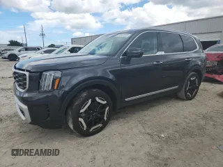2025 Kia Telluride S z VIN 5XYP64GC2SG576268, wystawiony jako Copart lot #63461645 z przebiegiem 16 755 mil mil oraz Szkoda całkowita • Salvage title. Historia ofert i sprzedaży dostępna na DreamBid. Obrazek 1.
