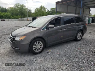 2017 Honda Odyssey EX-L with VIN 5FNRL5H62HB007324, listed as a Copart auction lot 54594405 with 160,638 mi miles and Clean Title. Bid and sale history available at DreamBid. Image 1.
