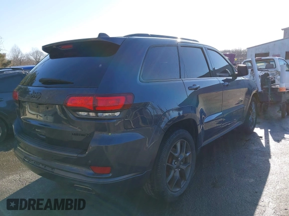 2020 Jeep Grand Cherokee Limited with VIN 1C4RJEBG4LC245219, listed as a IAAI auction lot 41474538 with 114,797 mi miles and . Bid and sale history available at DreamBid. Image 4.