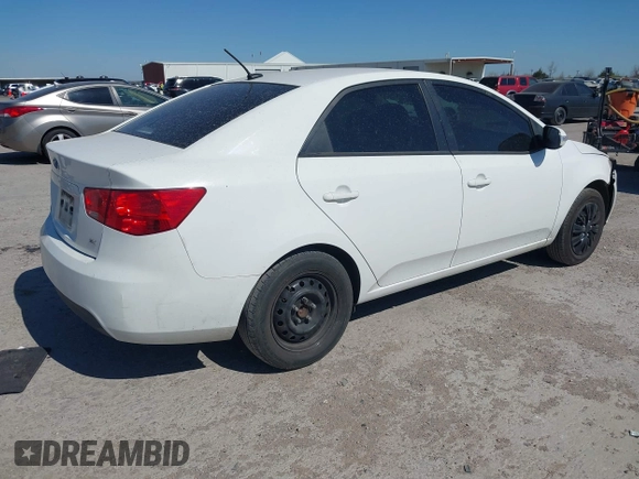 2010 Kia Forte EX with VIN KNAFU4A22A5058487, listed as a IAAI auction lot 41846640 with 198,295 mi miles. Bid and sale history available at carsss.com. Image 4.