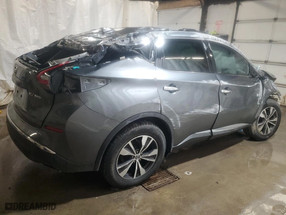 2020 Nissan Murano SV with VIN 5N1AZ2BS3LN109348, listed as a Copart auction lot 47999235 with 0 mi miles and Salvage Title. Bid and sale history available at carsss.com. Image 3.