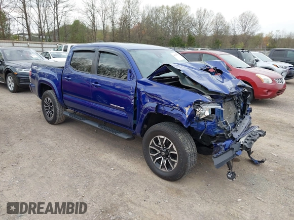 2023 Toyota Tacoma SR z VIN 3TMCZ5AN1PM589061, wystawiony jako IAAI lot #41936717 z przebiegiem 41 395 mil mil oraz . Historia ofert i sprzedaży dostępna na DreamBid. Obrazek 1.