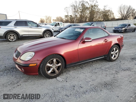 2004 Mercedes-Benz SLK-Class with VIN WDBKK65F14F299017, listed as a Copart auction lot 84318864 with 92,677 mi miles and Clean Title. Bid and sale history available at carsss.com. Image 1.