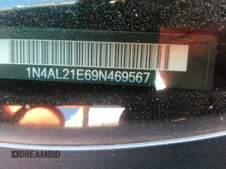 2009 Nissan Altima S with VIN 1N4AL21E69N469567, listed as a IAAI auction lot 41966345 with 219,914 mi miles and . Bid and sale history available at DreamBid. Image 9.