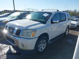 2004 Nissan Armada LE z VIN 5N1AA08B24N733873, wystawiony jako IAAI lot #41864163 z przebiegiem 323 838 mil mil oraz . Historia ofert i sprzedaży dostępna na DreamBid. Obrazek 2.