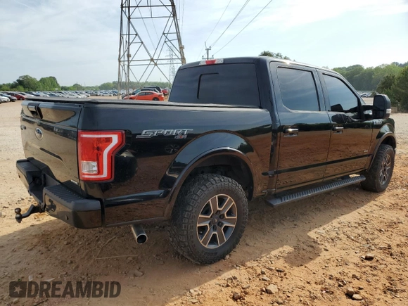 2016 Ford F-150 XLT with VIN 1FTEW1EP8GFB77175, listed as a Copart auction lot 55331025 with 153,072 mi miles and Salvage Title. Bid and sale history available at carsss.com. Image 3.