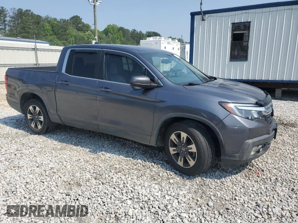 2017 Honda Ridgeline RTL-T with VIN 5FPYK2F69HB010616, listed as a Copart auction lot 58718625 with 113,047 mi miles and Salvage title. Bid and sale history available at DreamBid. Image 4.
