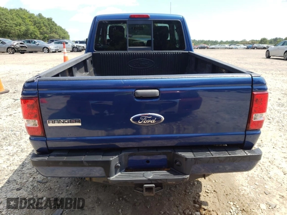 2011 Ford Ranger XLT with VIN 1FTLR4FE5BPA70682, listed as a Copart auction lot 62114555 with 58,319 mi miles and Salvage title. Bid and sale history available at DreamBid. Image 6.