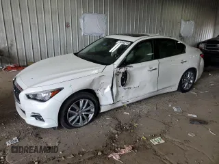 2015 Infiniti Q50 with VIN JN1BV7AR1FM422556, listed as a Copart auction lot 54864215 with 57,092 mi miles and Clean title. Bid and sale history available at DreamBid. Image 1.