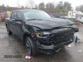 2021 Ram 1500 Limited with VIN 1C6SRFHT3MN500590, listed as a IAAI auction lot 41117602 with 81,875 mi miles and . Bid and sale history available at DreamBid. Image 13.